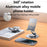 YESIDO C299 Desktop Stand 360 Degree Rotatable Phone Holder Foldable Aluminum Alloy Bracket - 3