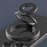 Tri-Fold Magnetic Kickstand Adjustable Angle Phone Metal Ring Holder - Black - 2