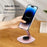 Portable Folding Phone Holder Desktop Stand Carbon Steel 360 Degree Rotation Tablet Bracket - Grey - 6