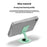 Portable Folding Phone Holder Desktop Stand Carbon Steel 360 Degree Rotation Tablet Bracket - Grey - 7