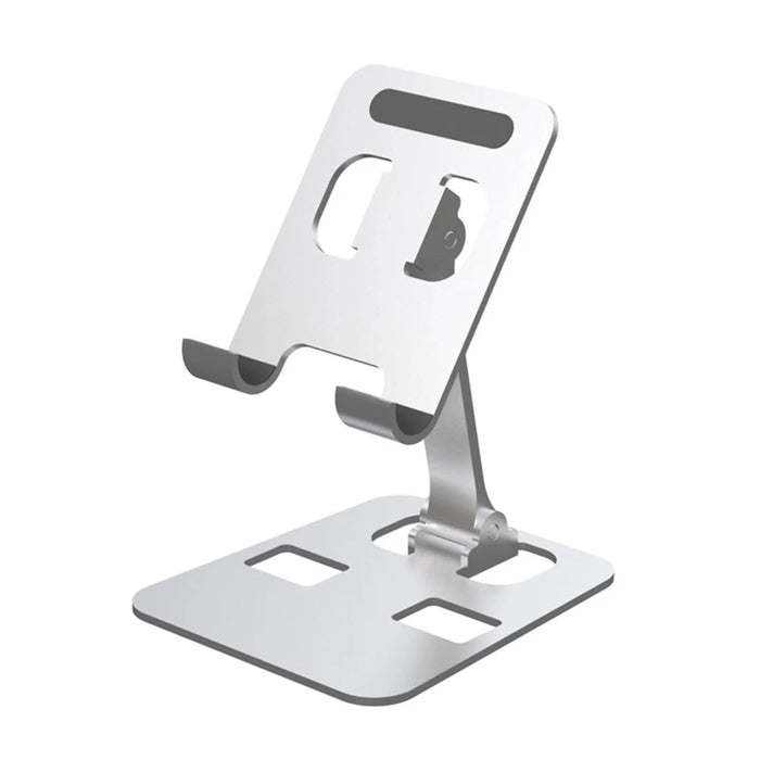 Universal Foldable Desktop Mobile Phone Tablet Holder Bracket Lazy Adjustable Aluminum Alloy Cellphone Stand - 1
