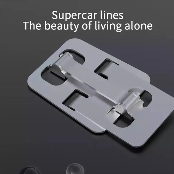Universal Foldable Desktop Mobile Phone Tablet Holder Bracket Lazy Adjustable Aluminum Alloy Cellphone Stand - 5