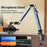 LANPARTE B-DMS-01 Clip On Heavy Duty Microphone Holder Three Sections Adjustable Boom Arm Stand - Blue - 3