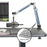 LANPARTE B-DMS-01 Clip On Heavy Duty Microphone Holder Three Sections Adjustable Boom Arm Stand - Blue - 5