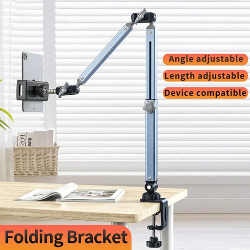 LANPARTE LS-T01 For 4 - 12.9 Inch Phone Tablet Stand Mechanical Rotating Foldable Clip On Desktop Bracket - 2