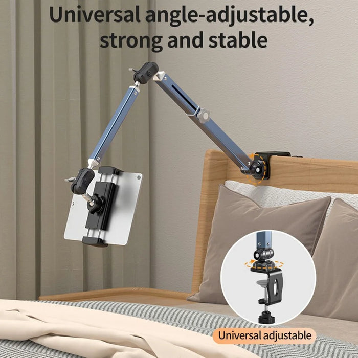 LANPARTE LS-T01 For 4 - 12.9 Inch Phone Tablet Stand Mechanical Rotating Foldable Clip On Desktop Bracket - 3