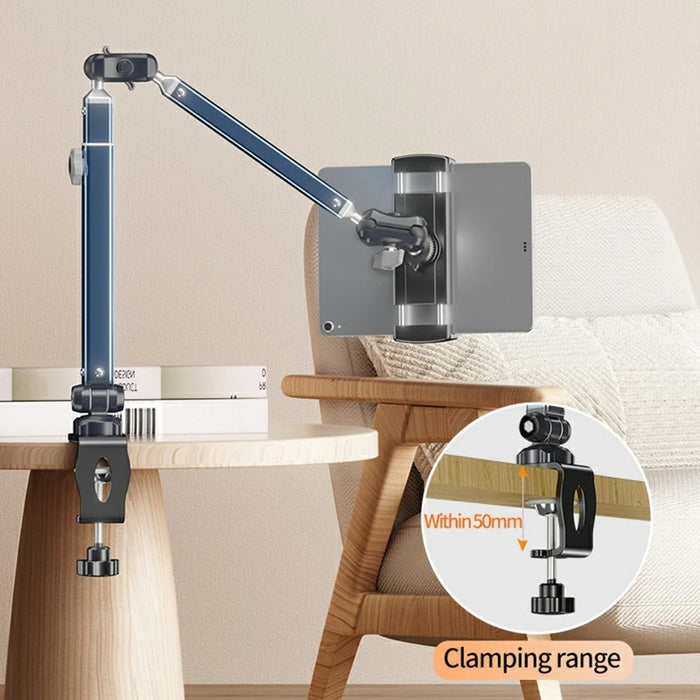 LANPARTE LS-T01 For 4 - 12.9 Inch Phone Tablet Stand Mechanical Rotating Foldable Clip On Desktop Bracket - 4