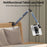 LANPARTE LS-T01 For 4 - 12.9 Inch Phone Tablet Stand Mechanical Rotating Foldable Clip On Desktop Bracket - 5