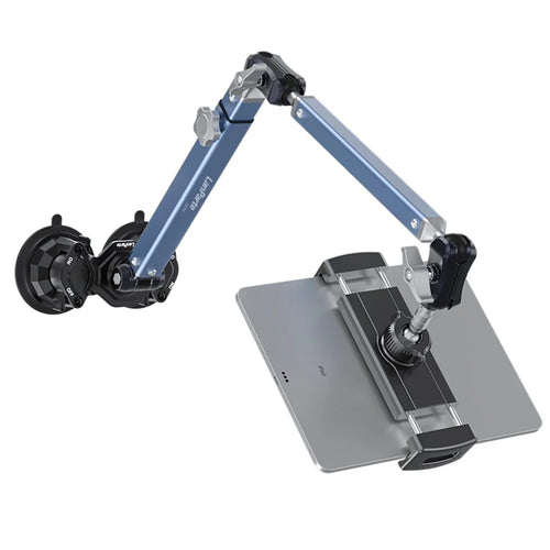 LANPARTE LS-T02 Dual Suction Cup Tablet Stand Angle Adjustable Foldable Desktop Phone Bracket - 1