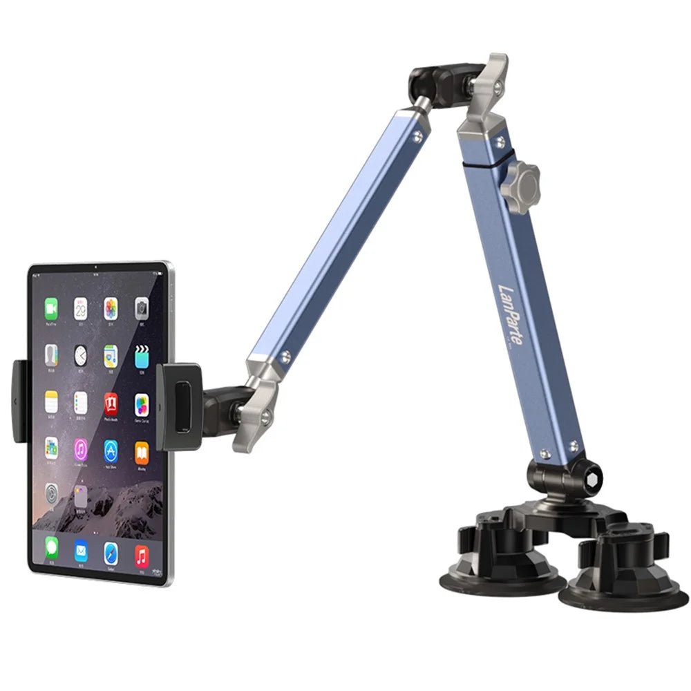 LANPARTE LS-T02 Dual Suction Cup Tablet Stand Angle Adjustable Foldable Desktop Phone Bracket - 2