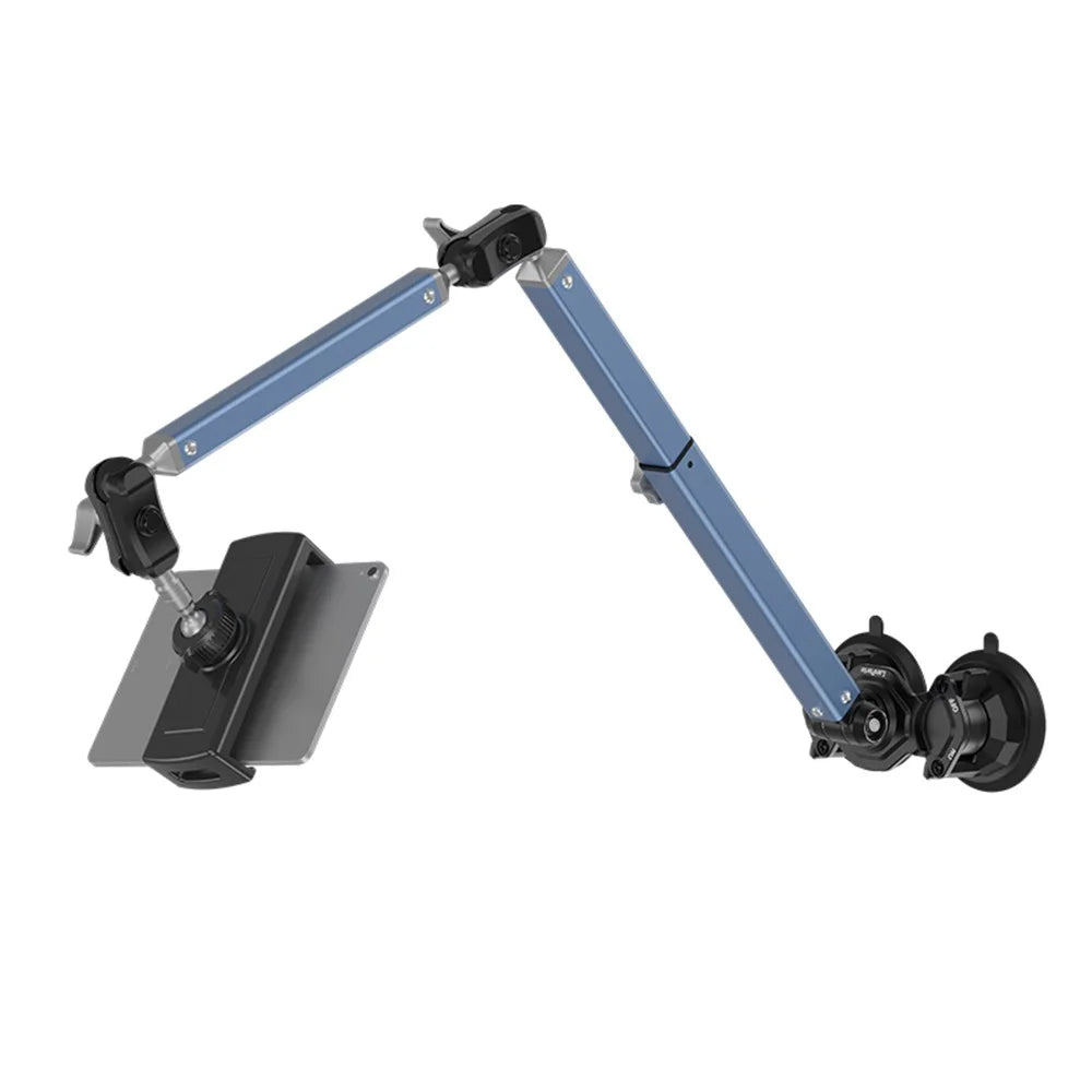 LANPARTE LS-T02 Dual Suction Cup Tablet Stand Angle Adjustable Foldable Desktop Phone Bracket - 6