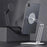 BONERUY C47 Magnetic Tablet Stand Dual Arm Foldable Aluminum Alloy Desktop Mount Holder - Black - 2