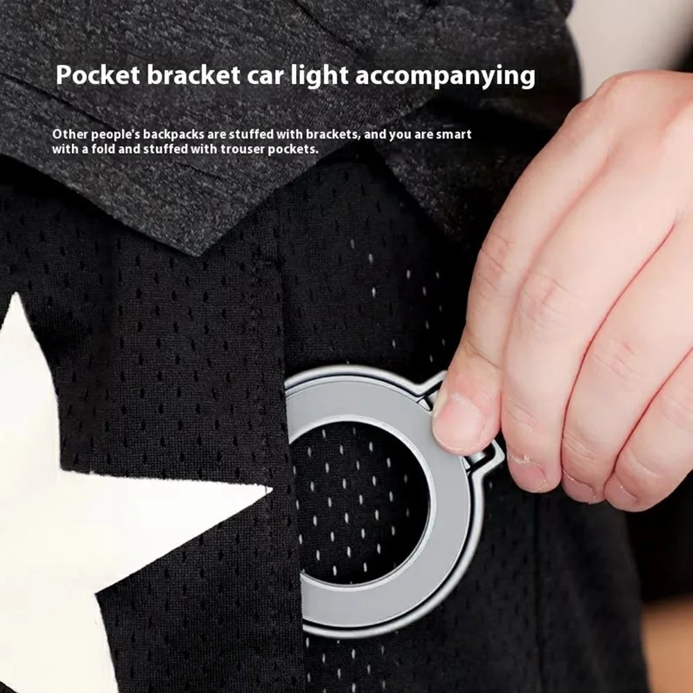 T15 2 in 1 Magnetic Phone Stand Ring Holder Foldable Aluminum Alloy Bracket for iPhone  /  iPad - 6