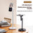 T16 Rotating Extendable Desktop Phone Holder Livestream Vlog Recording Adjustable Stand - Black - 6