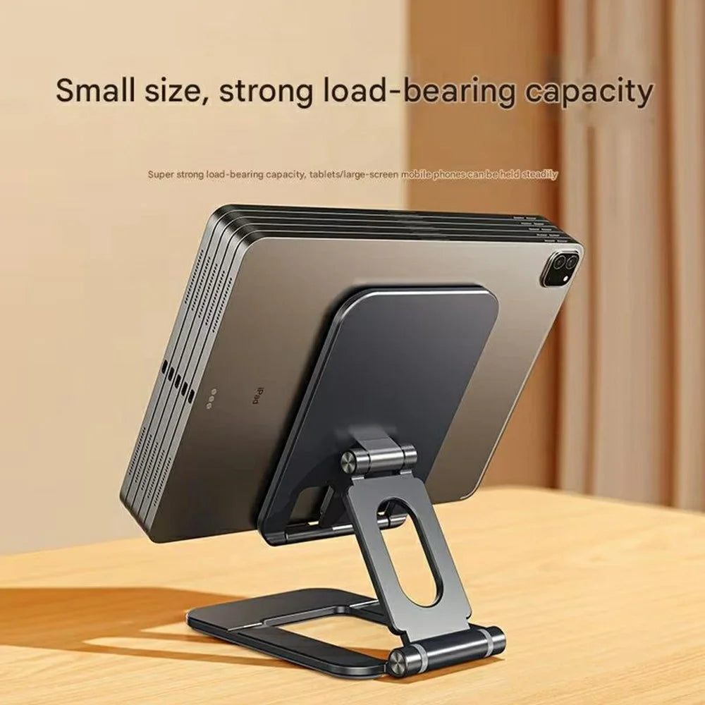 T2 Adjustable Height Aluminum Alloy Desktop Stand for Phone Tablet Holder Foldable Bracket Up to 11 Inch - 2