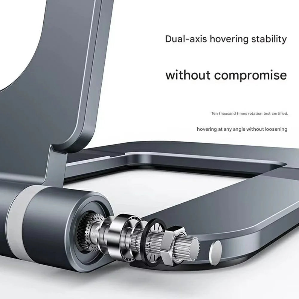 T2 Adjustable Height Aluminum Alloy Desktop Stand for Phone Tablet Holder Foldable Bracket Up to 11 Inch - 5