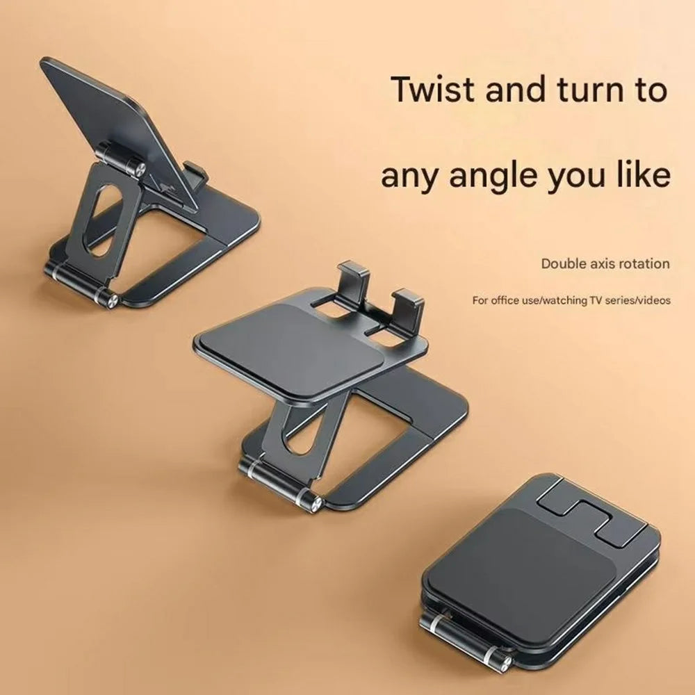 T2 Adjustable Height Aluminum Alloy Desktop Stand for Phone Tablet Holder Foldable Bracket Up to 11 Inch - 6