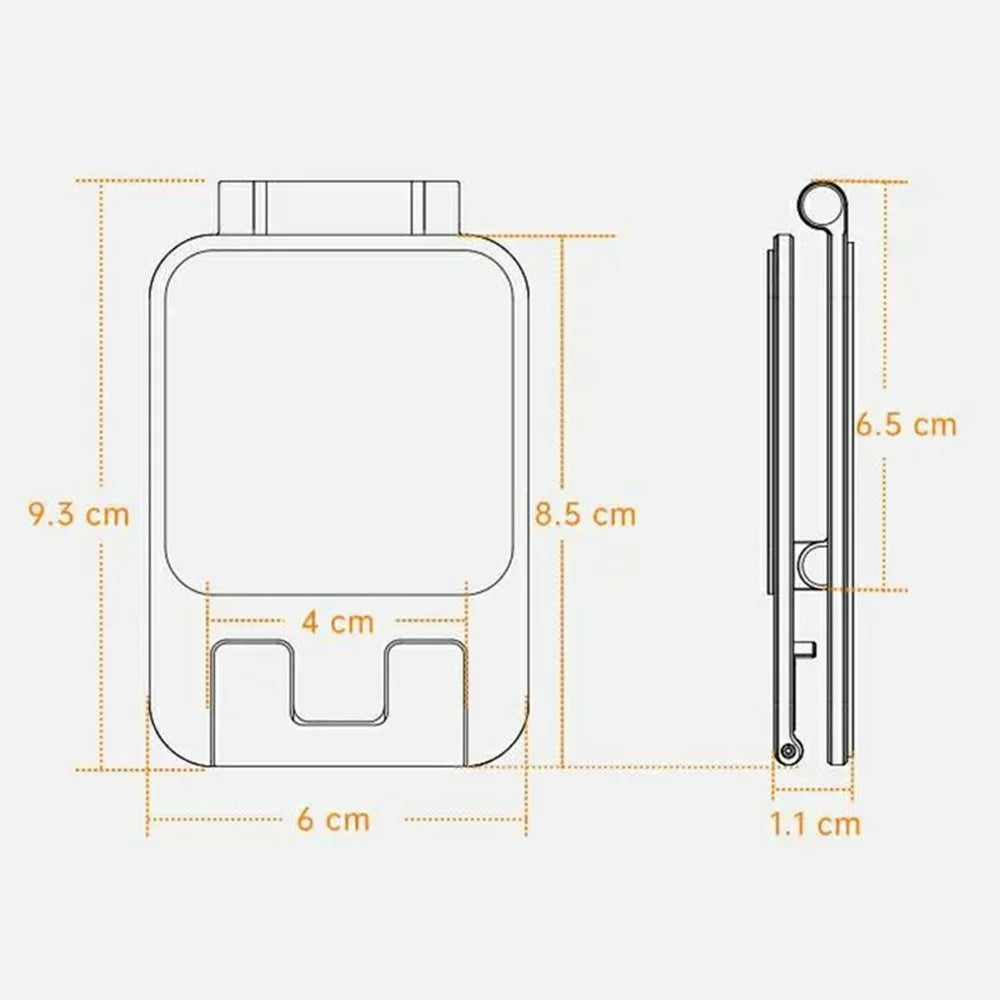 T2 Adjustable Height Aluminum Alloy Desktop Stand for Phone Tablet Holder Foldable Bracket Up to 11 Inch - 7