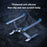 P70 X Shape Aluminum Alloy Stand for Laptop / Tablet Height Adjustable Foldable Cooling Bracket - Silver - 4