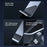 P70 X Shape Aluminum Alloy Stand for Laptop / Tablet Height Adjustable Foldable Cooling Bracket - Silver - 5