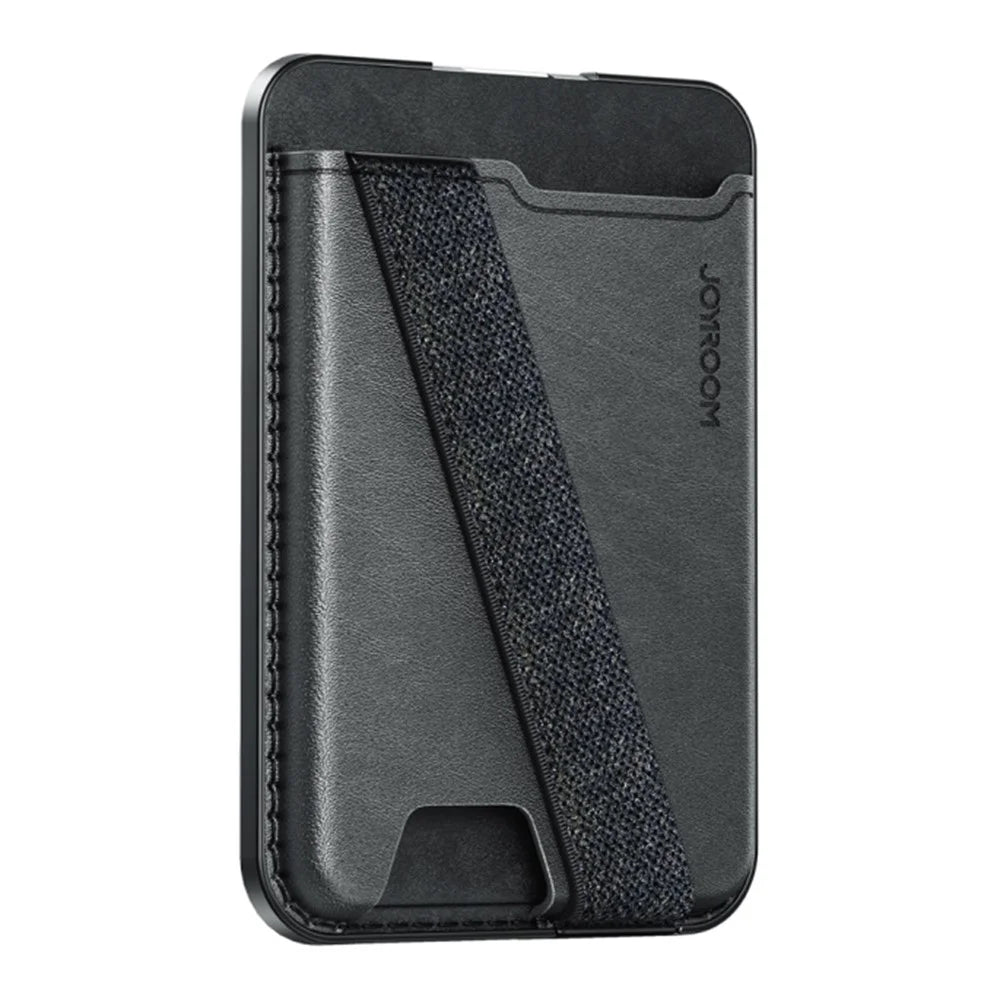 JOYROOM JR-ZS432 Phone Back Card Bag Kickstand Magnetic Card Holder with Hand Grip Strap - 1