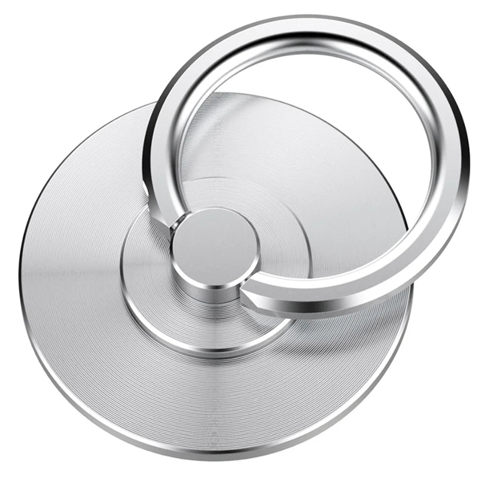 304 Stainless Steel Phone Back Ring Buckle Rotatable Adhesive Cellphone Holder Kickstand - 1