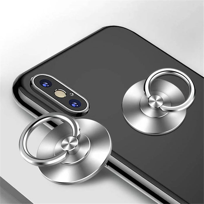 304 Stainless Steel Phone Back Ring Buckle Rotatable Adhesive Cellphone Holder Kickstand - 2