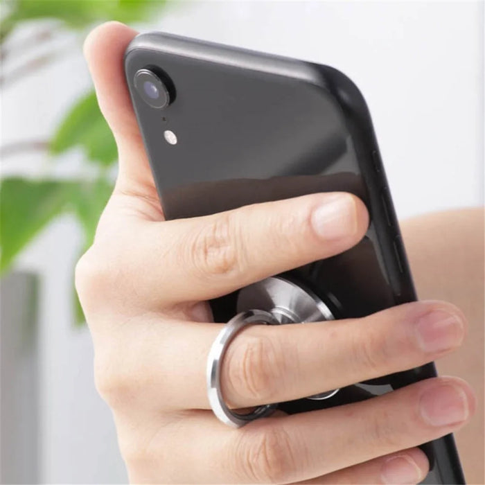 304 Stainless Steel Phone Back Ring Buckle Rotatable Adhesive Cellphone Holder Kickstand - 4