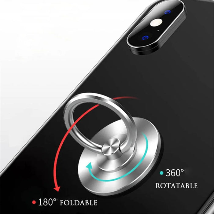 304 Stainless Steel Phone Back Ring Buckle Rotatable Adhesive Cellphone Holder Kickstand - 6
