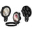 Silicone Suction Cup Mirror Stand Compatible wth MagSafe Magnetic Mount with Built-in Mirror - Black - 1