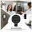 Silicone Suction Cup Mirror Stand Compatible wth MagSafe Magnetic Mount with Built-in Mirror - Black - 6