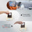 Universal Magnetic Phone Stand Anti Drop Waist Clip Bracket for Desktop / Computer Mount - Electroplated Silver - 6