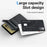 AHASTYLE WG151 Magnetic Wallet Card Holder Silicone Case Phone Stand - Black - 5