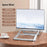F2 17.3 inch Laptops Stand Aluminum Alloy Heat Dissipation Notebook Desk Riser - 2