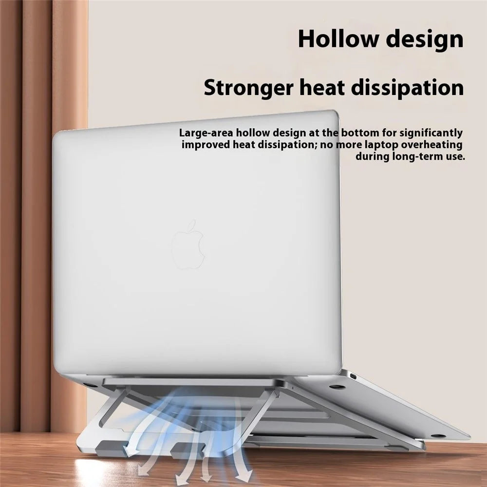 F2 17.3 inch Laptops Stand Aluminum Alloy Heat Dissipation Notebook Desk Riser - 5
