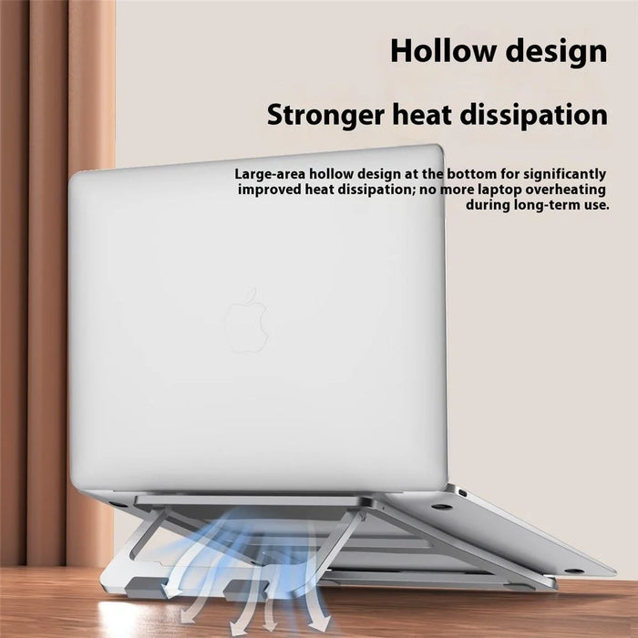 F2 17.3 inch Laptops Stand Aluminum Alloy Heat Dissipation Notebook Desk Riser - 5