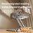 L11 Portable Foldable Desktop Phone Stand Aluminum Alloy Rotating Tablet Holder - Silver - 4