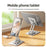 L11 Portable Foldable Desktop Phone Stand Aluminum Alloy Rotating Tablet Holder - Silver - 5