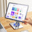 L11 Portable Foldable Desktop Phone Stand Aluminum Alloy Rotating Tablet Holder - Silver - 7