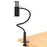 Flexible Adjustable Angle Lazy Phone Tablet Clip-on Desk Tablet Holder - Black - 1