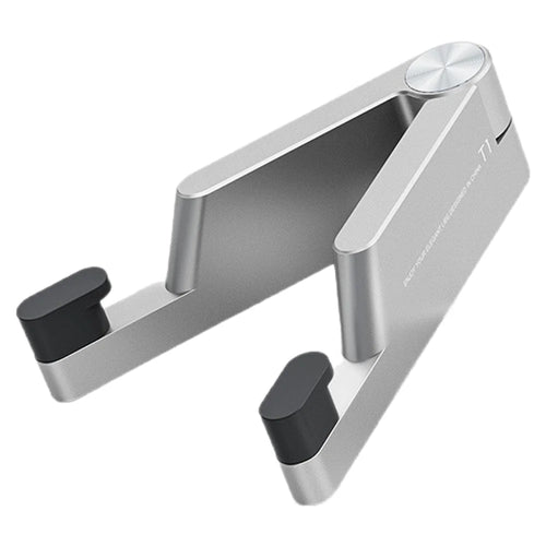 Folding Phone Stand Portable Aluminum Alloy Desktop Mobile Holder for 4 - 7 inch Smartphones/Tablets - Silver - 1