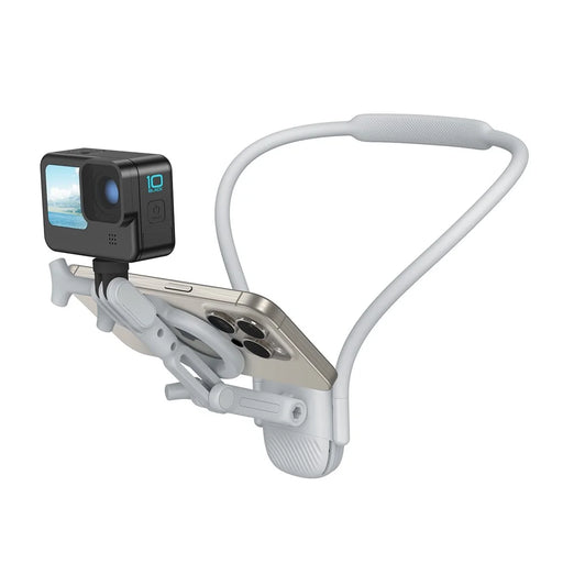 YESIDO C332 Neckband Bracket Anti Shake Foldable Magnetic Stand for Smartphone Action Camera - 2