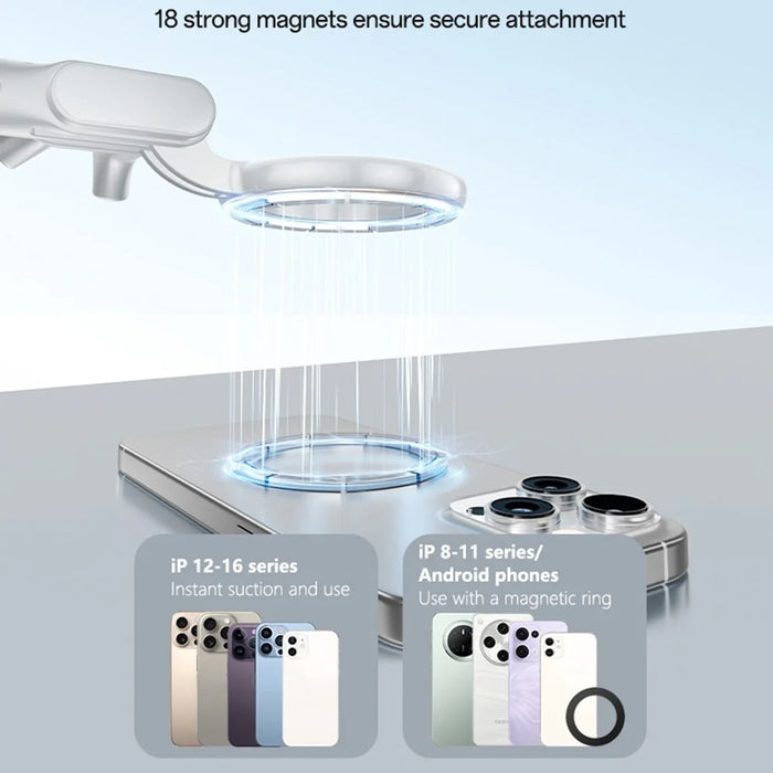 YESIDO C332 Neckband Bracket Anti Shake Foldable Magnetic Stand for Smartphone Action Camera - 4