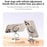 YESIDO C229 Double Sided Magnetic Phone Stand 360 Degree Rotation Foldable Ring Bracket - 4