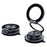 M11 Foldable Car Dashboard Phone Holder Magnetic Mount Suction Cup Stand for Navigation - Black - 1
