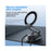 M11 Foldable Car Dashboard Phone Holder Magnetic Mount Suction Cup Stand for Navigation - Black - 5