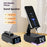F30 Smartphone Stand Speaker LED Night Light Bluetooth-Compatible Foldable Desk Holder with Clock Ambient Lighting - Black/Foldable - 2