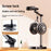 T10 Adjustable Desk Phone Stand Metal Folding Cellphone Holder for Live Streaming - White - 6