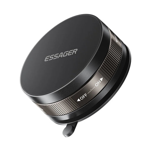 ESSAGER 360 Degree Rotation Magnetic Phone Mount Suction Cup Base Cellphone Holder for Car Dashboard - 2