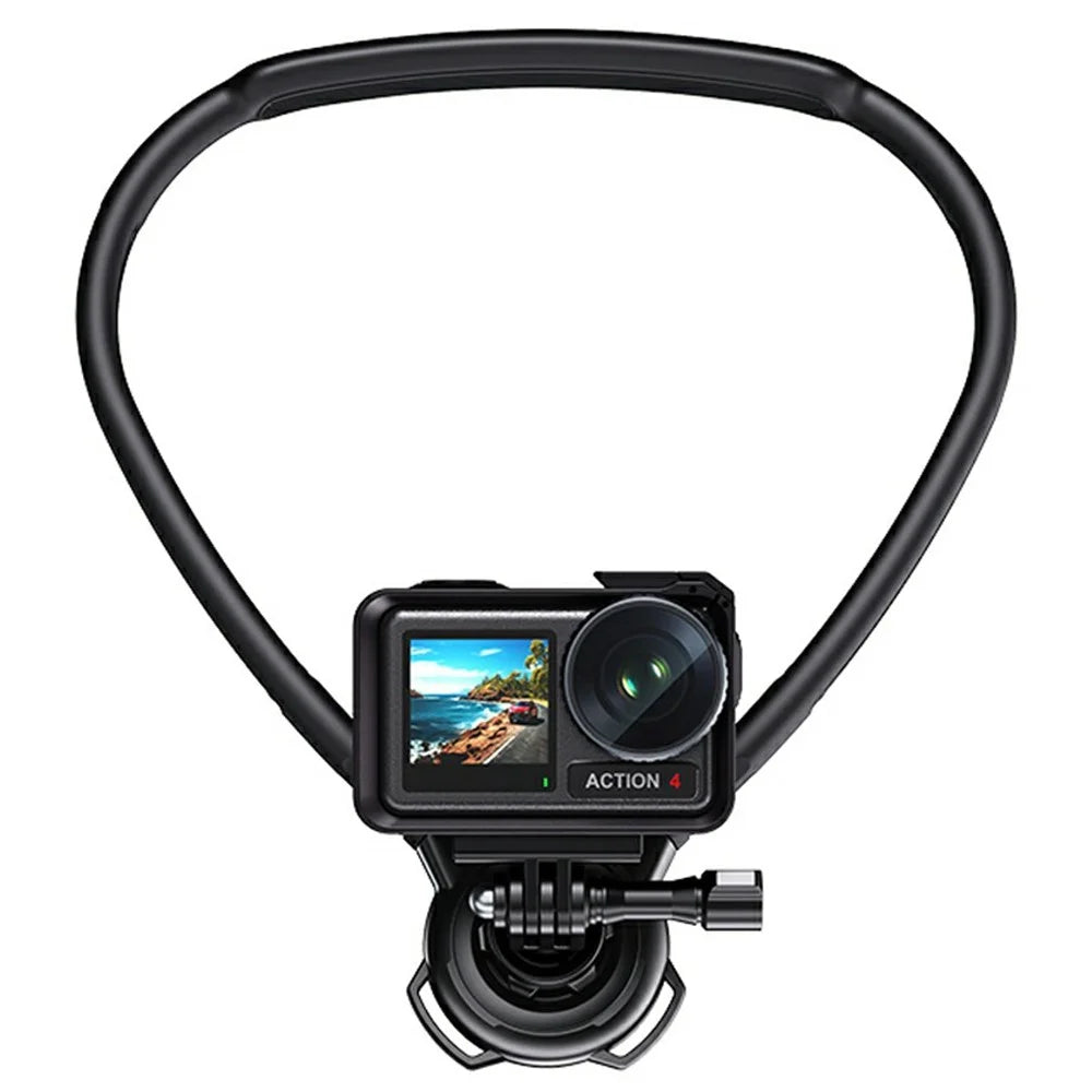 G01 POV Camera Mount for DJI Osmo Action 5 Pro / 4 / GoPro Hero 13 / 12 / Insta360 Ace Pro Rotatable Neck Holder Bracket - 2